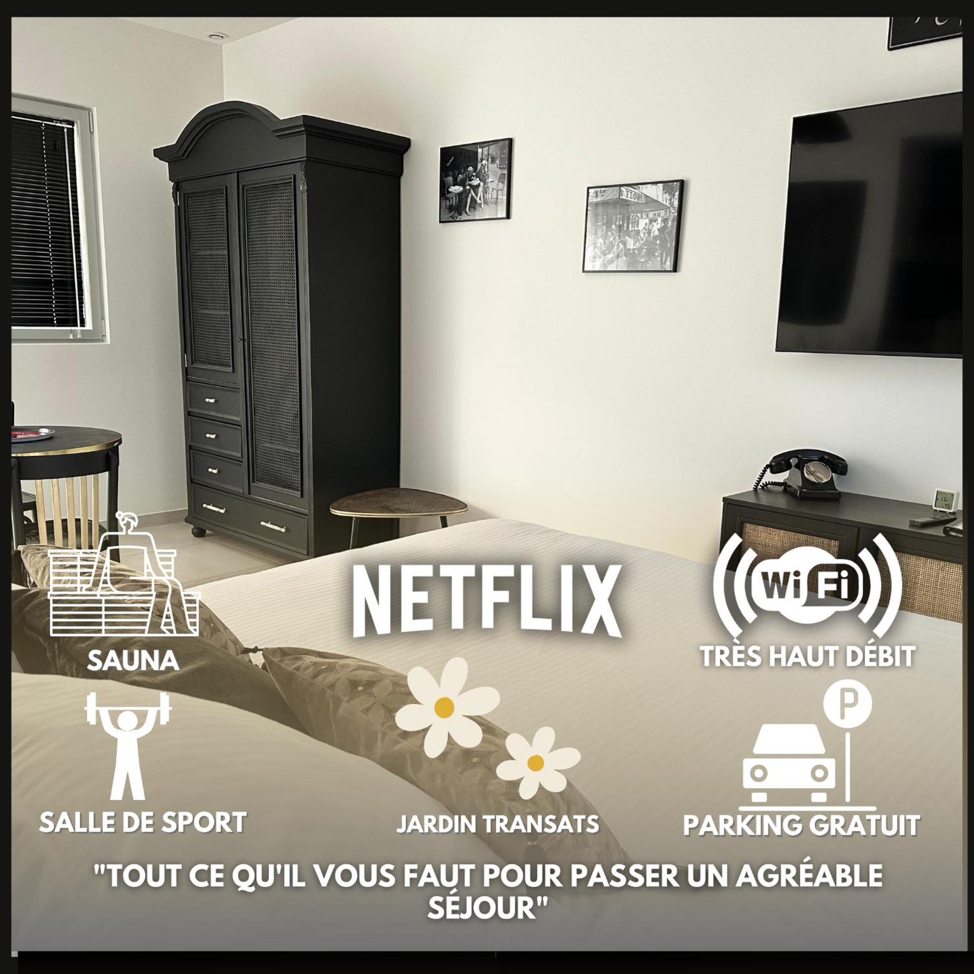 La Villa Perchee Calme, Sauna, Parking Prive Saint-Prix  Exteriér fotografie